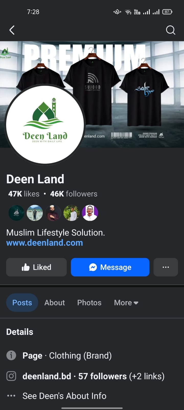 Facebook Page